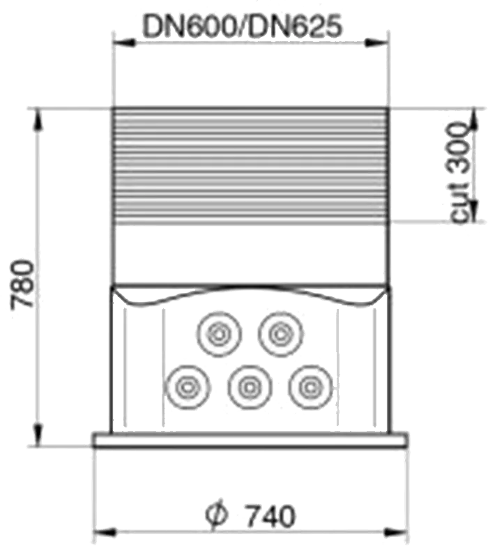 DN 600 Electrical Connection Chamber