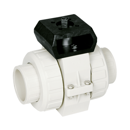 Praher 2-Yollu Küresel Vana S4 PP Adaptör Set
