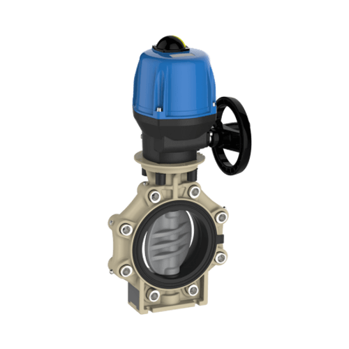 Praher Butterfly Valve K4 CPVC Electric Actuator Valpes and Lug Type